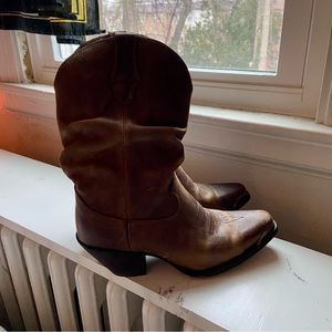 ❤️ SOLD ❤️ Durango Crush Leather Western Boots - Size 7.5